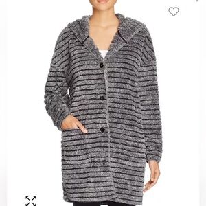 PJ Salvage Striped Cozy Cardigan Robe